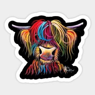 SCoTTiSH HaiRY HiGHLaND CoW ' NeLLY ' Sticker